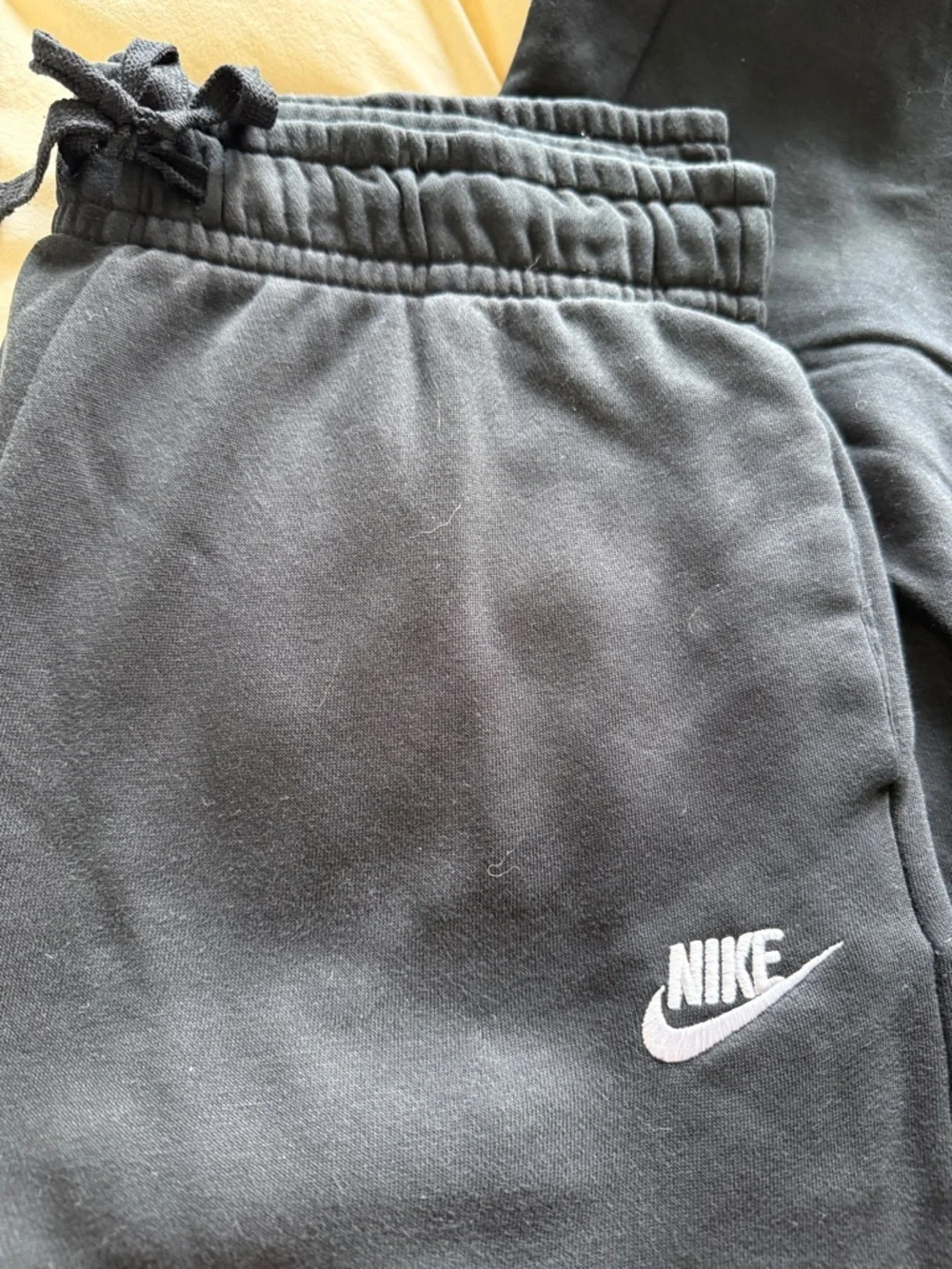 Nike Black Wide-Leg Sweatpants - Picture 2 of 6